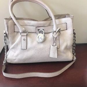 Michael Kors luggage leather Hamilton Satchel
